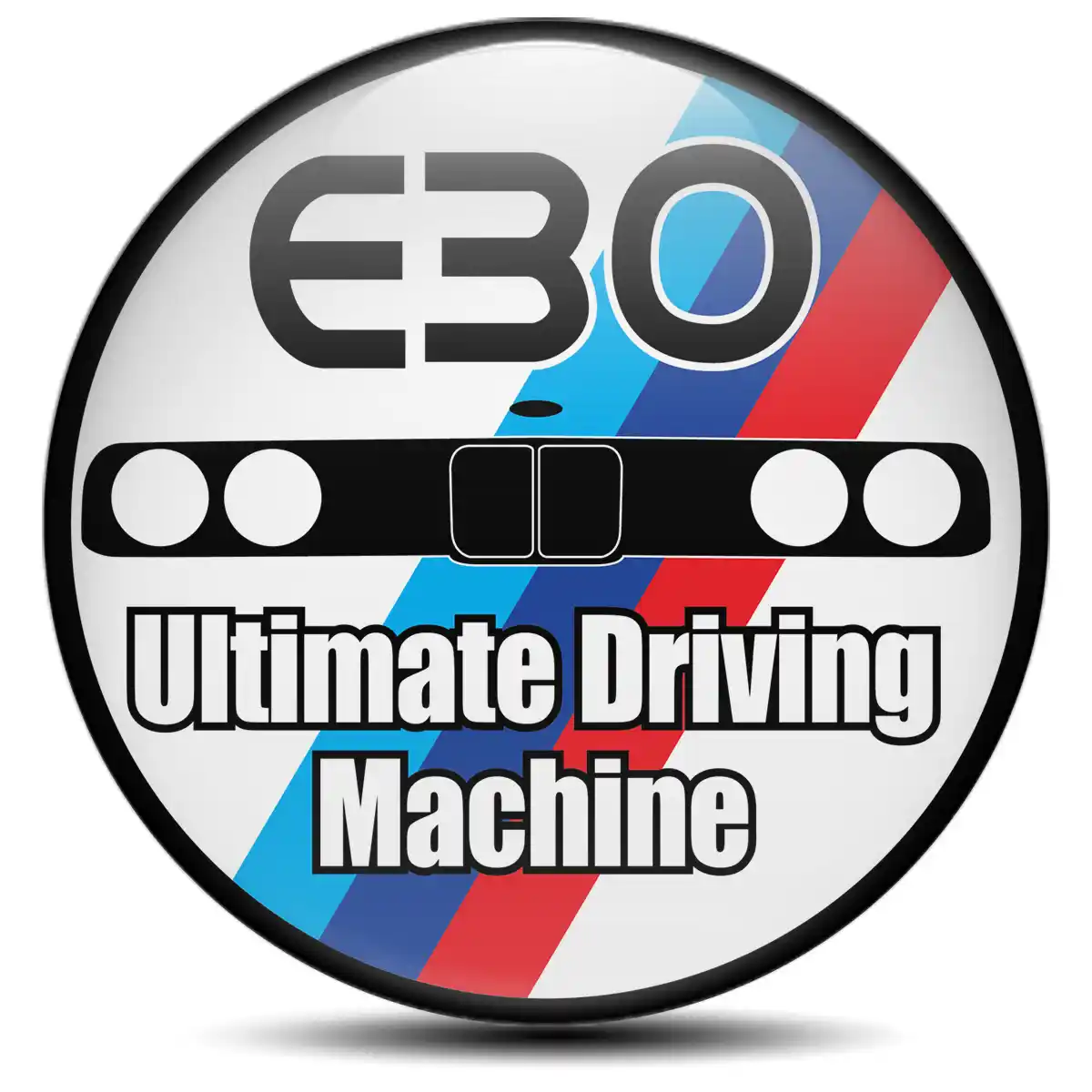 BMW E30 Silicone Sticker Stylish Design