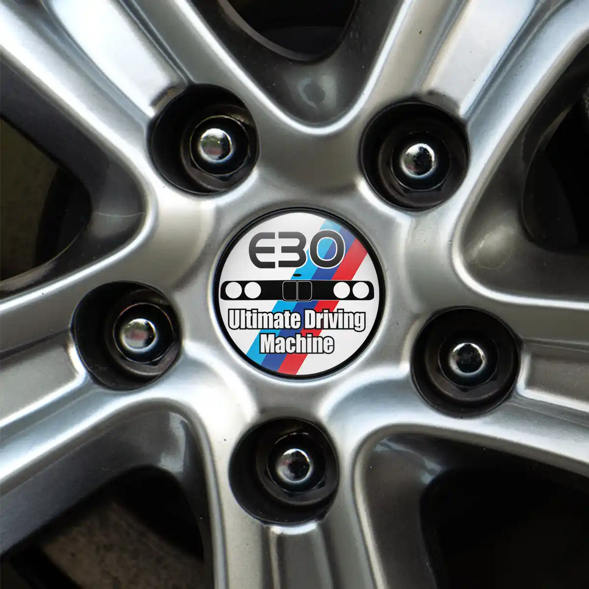 BMW E30 Silicone Sticker Stylish Design