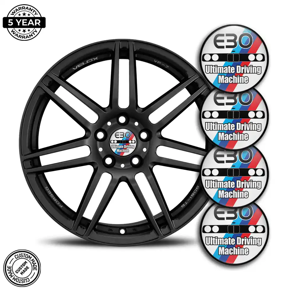 BMW E30 Silicone Sticker Stylish Design