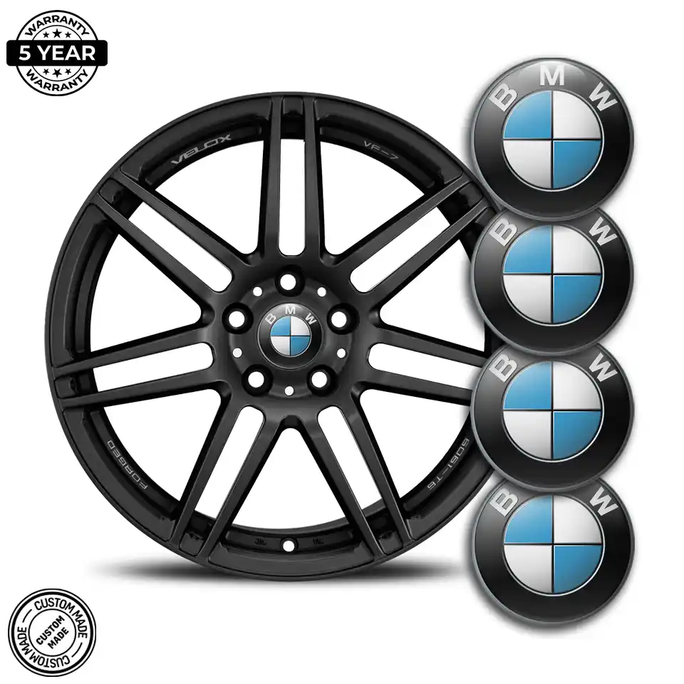 BMW Emblem Badge Self-Adhesive Stylish Design