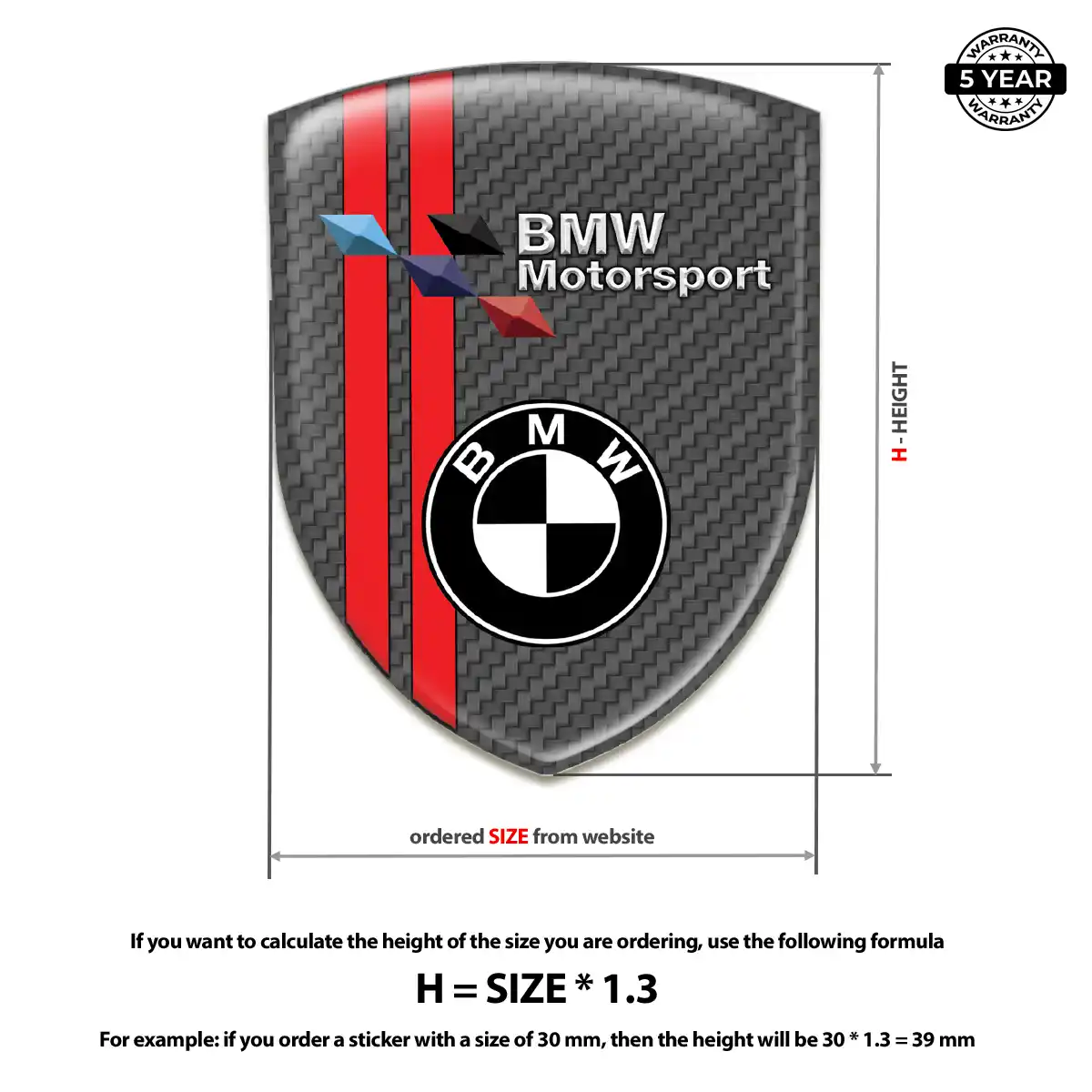 BMW Emblem Badge Sleek Style