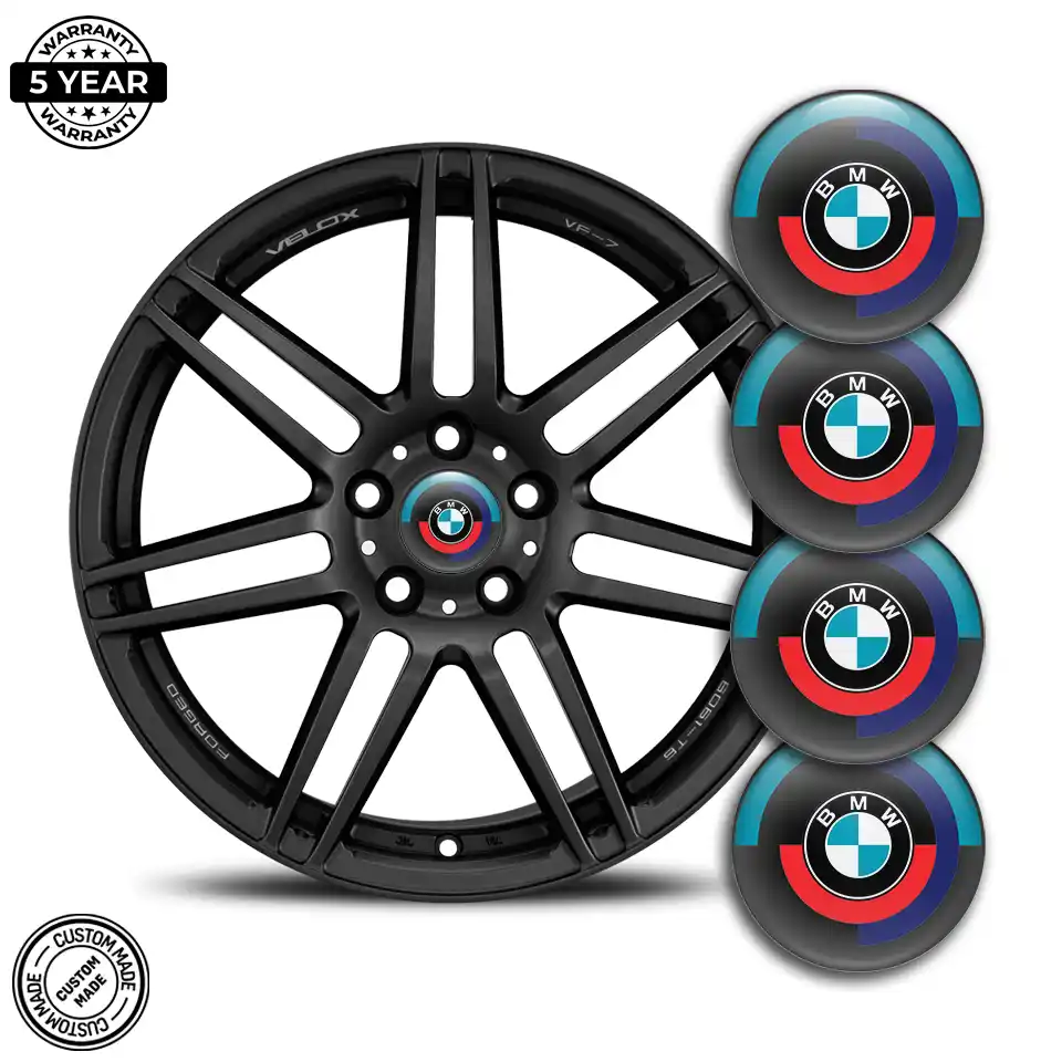 BMW Emblem Center Hub Cap Self-Adhesive Stylish Design
