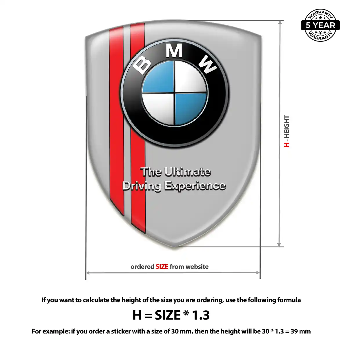 BMW Emblem Crest Signature Grade
