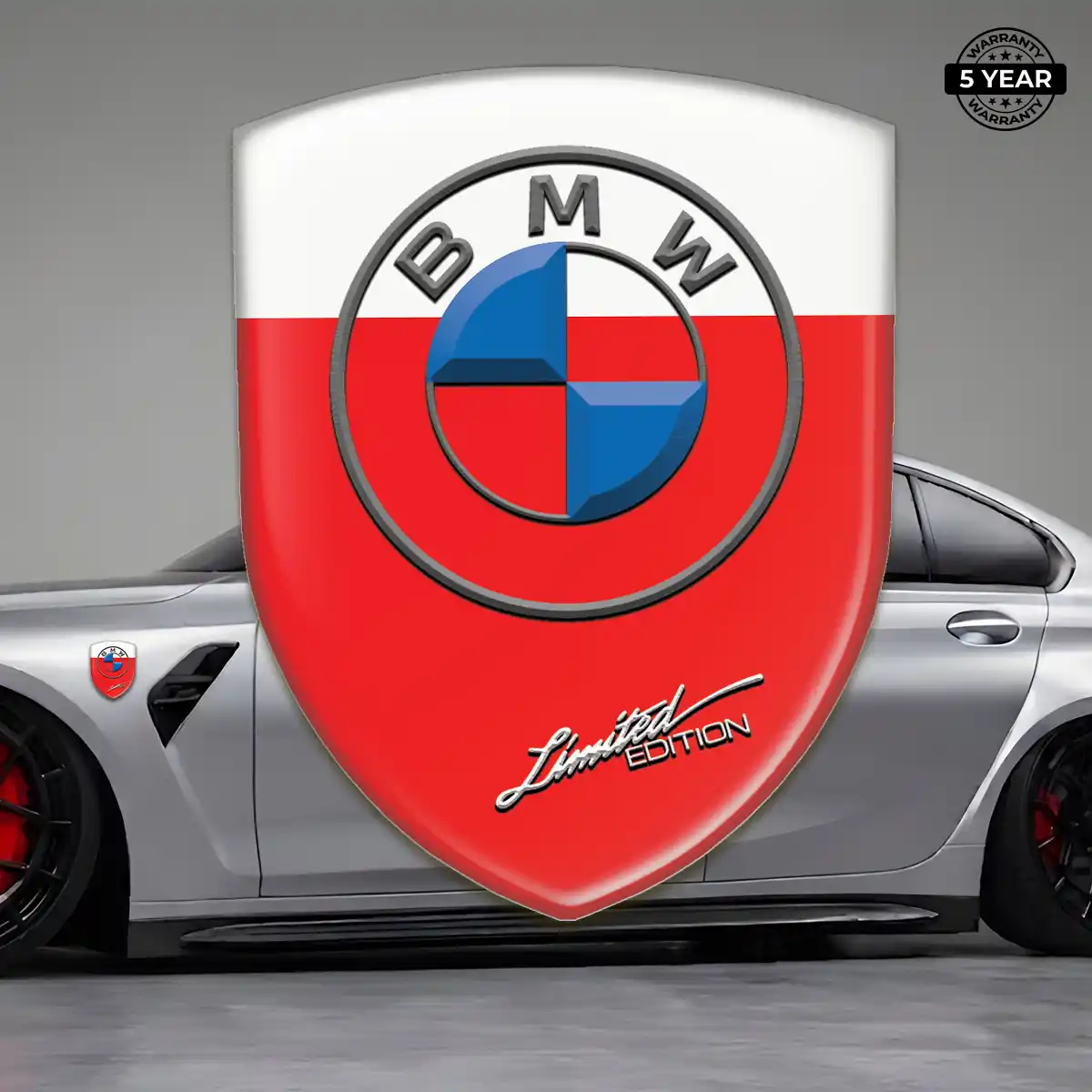 BMW Emblem Domed Badge Prestige Line