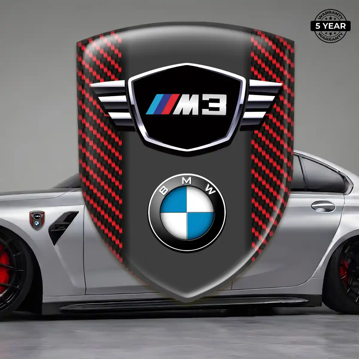 BMW Emblem Domed Badge Refined Design
