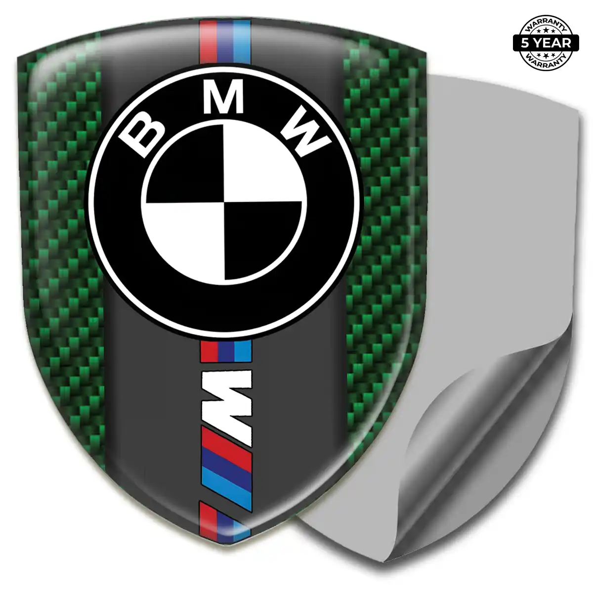 BMW Emblem Domed Badge Sleek Style