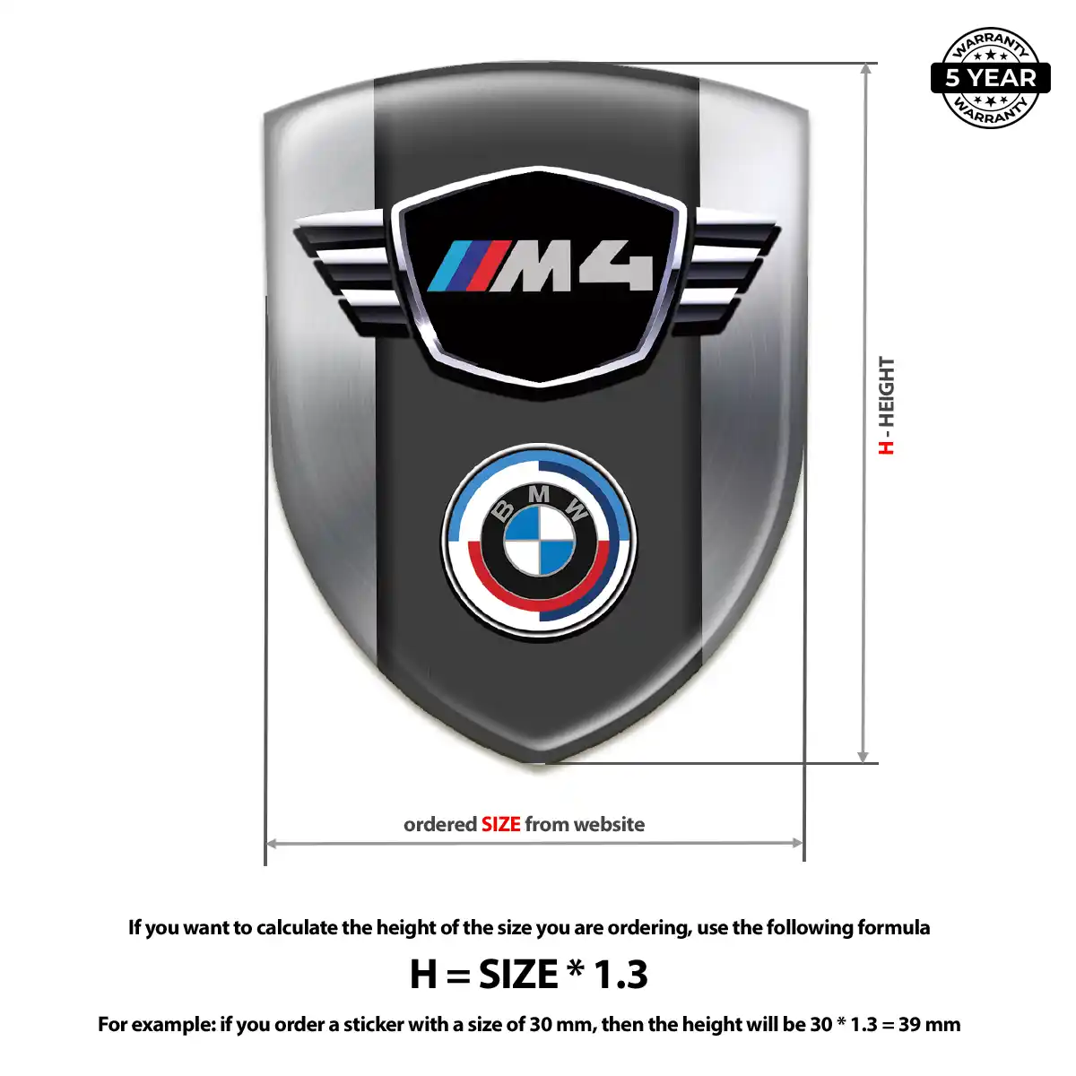 BMW Emblem Logo Badge Prestige Line