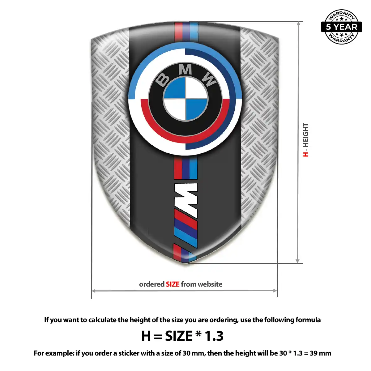 BMW Emblem Shield Elite Finish