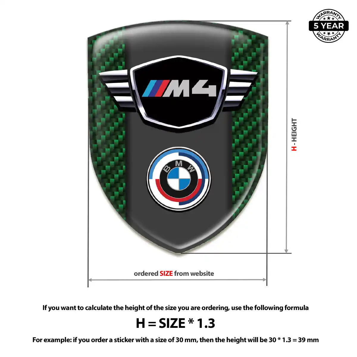BMW Emblem Shield Prestige Line
