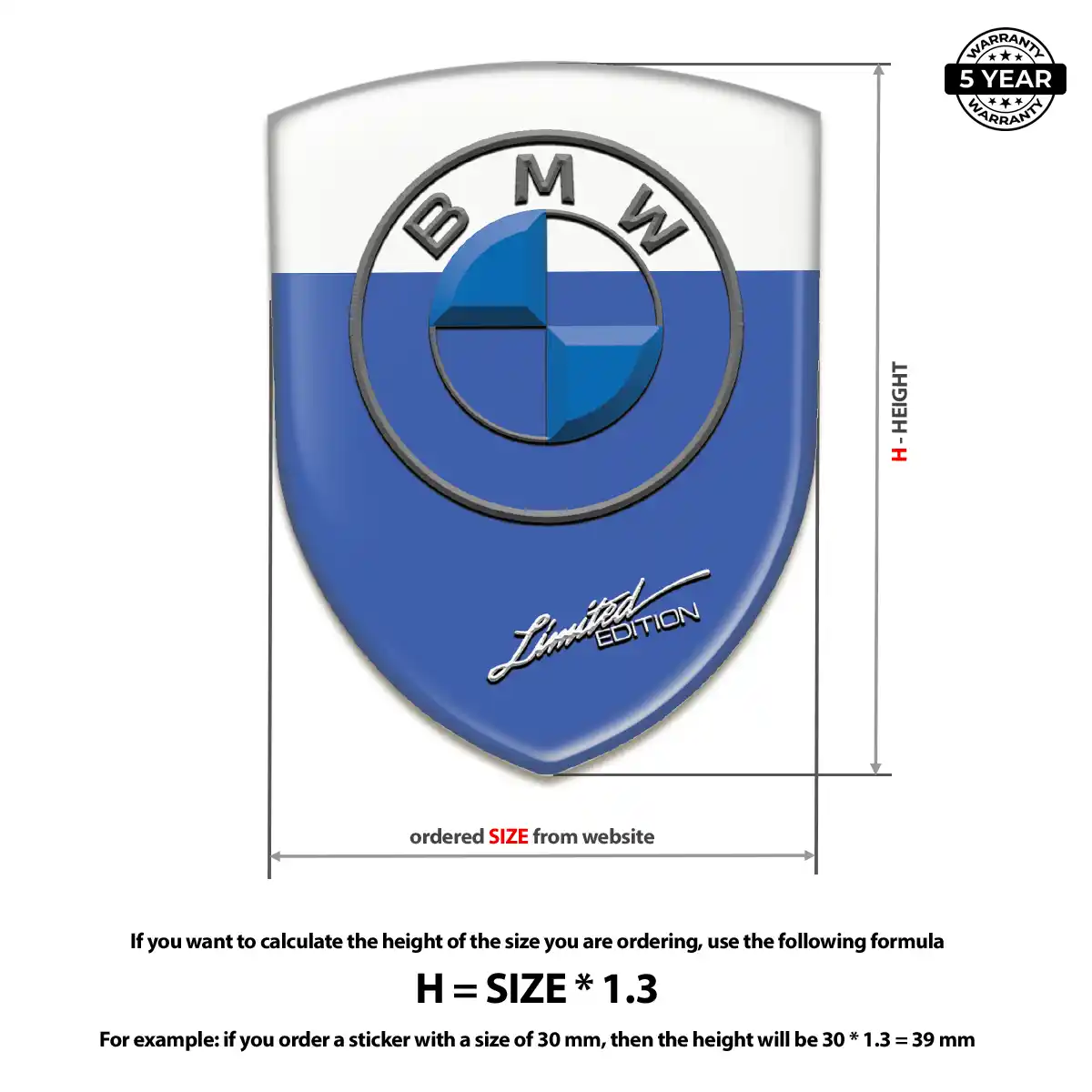 BMW Emblem Shield Sleek Style