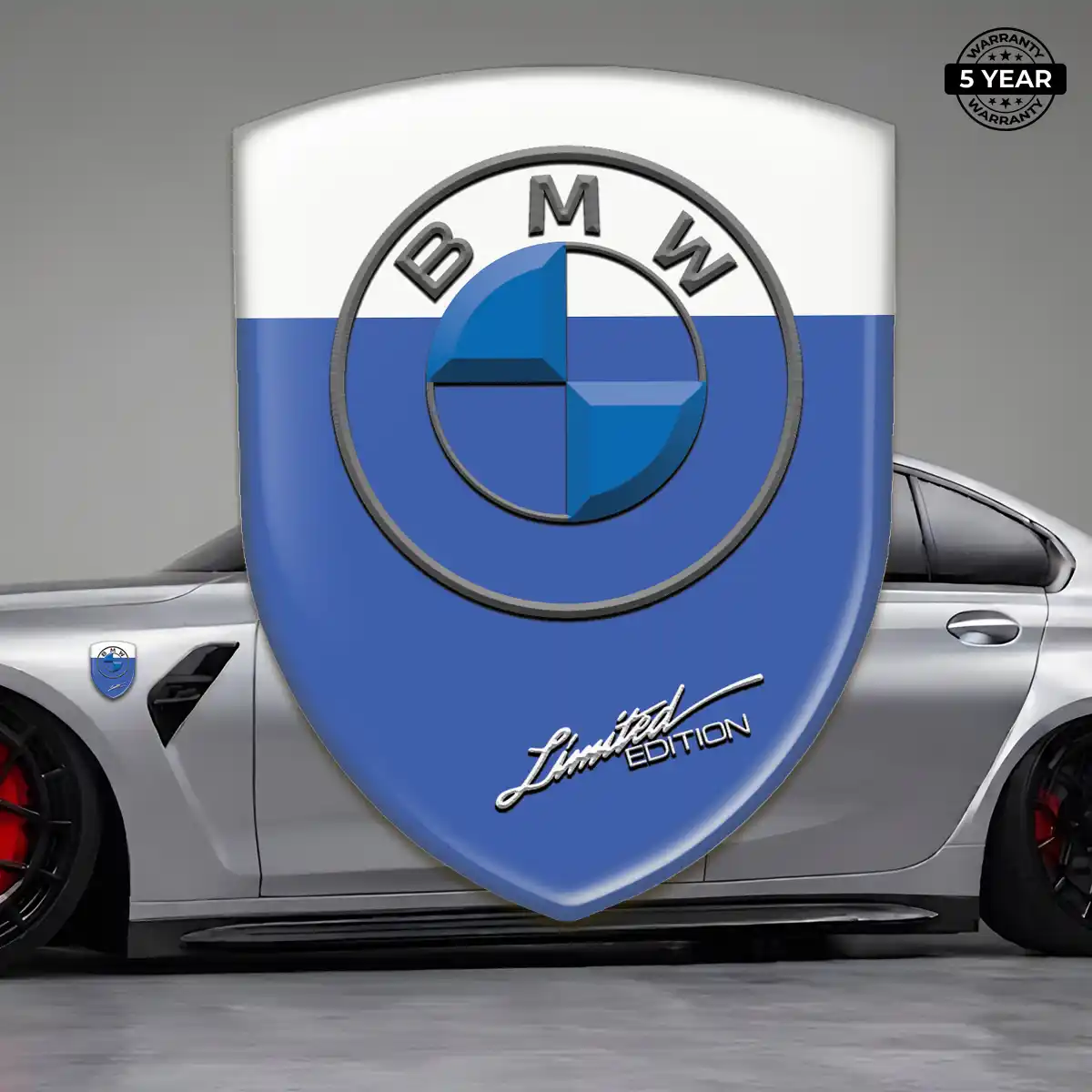BMW Emblem Shield Sleek Style