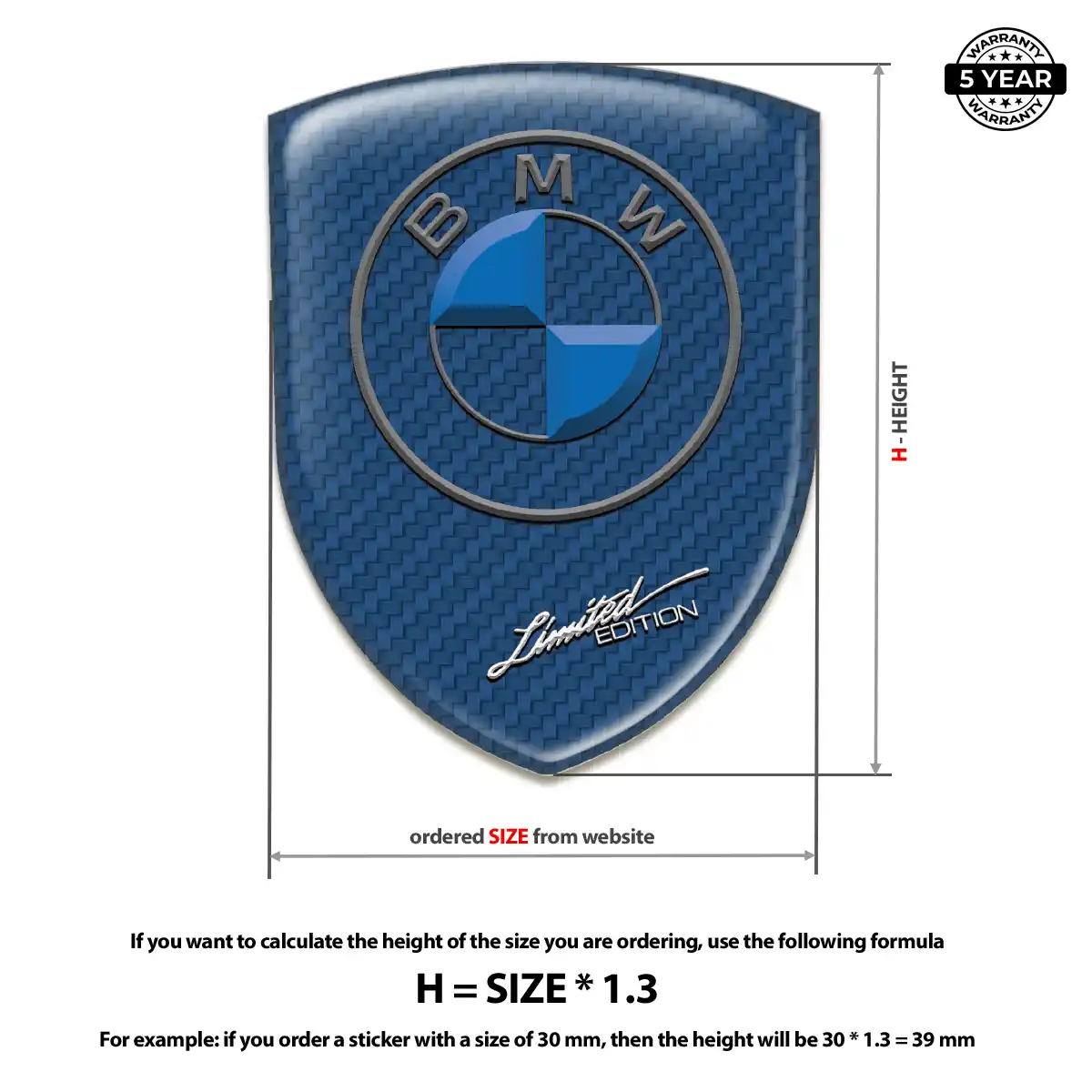 BMW Emblem Silicone Elite Finish