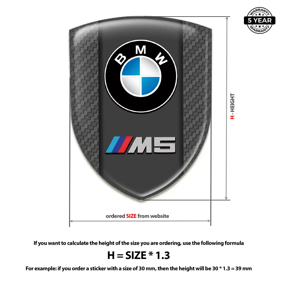 BMW Emblem Silicone Refined Design