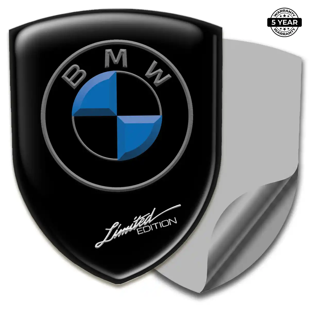 BMW Epoxy Domed Sticker Elite Finish