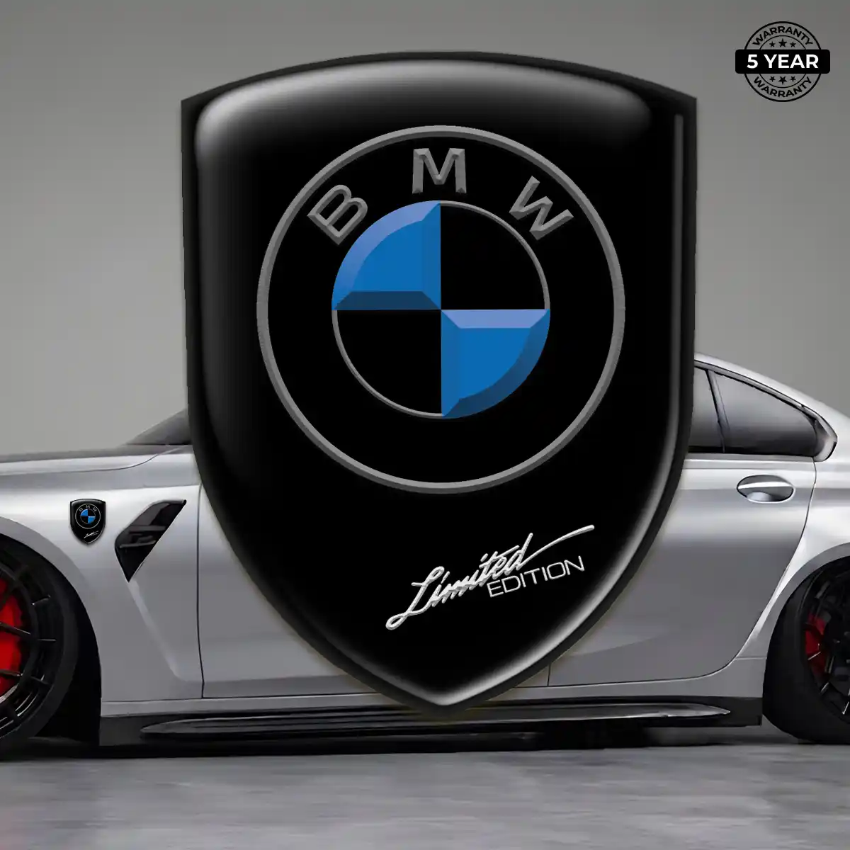 BMW Epoxy Domed Sticker Elite Finish