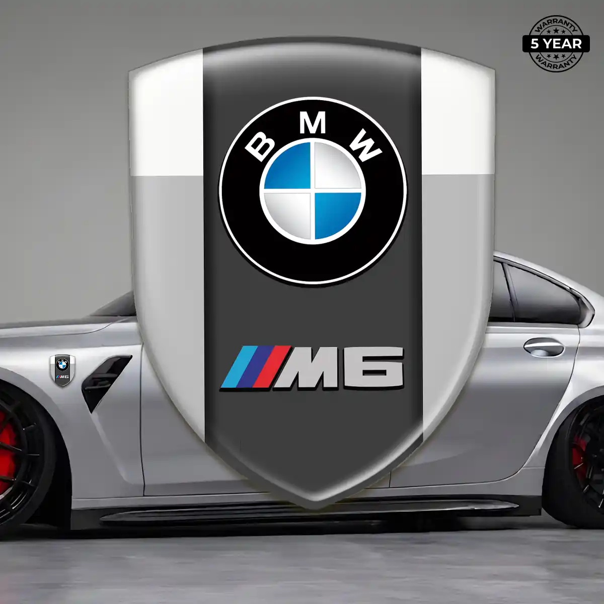 BMW Epoxy Domed Sticker Refined Design
