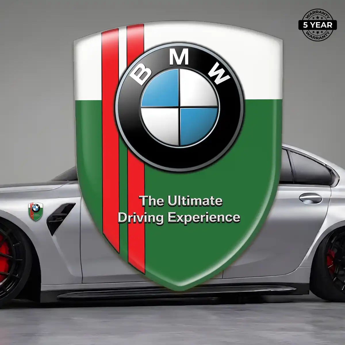 BMW Epoxy Domed Sticker Sleek Style