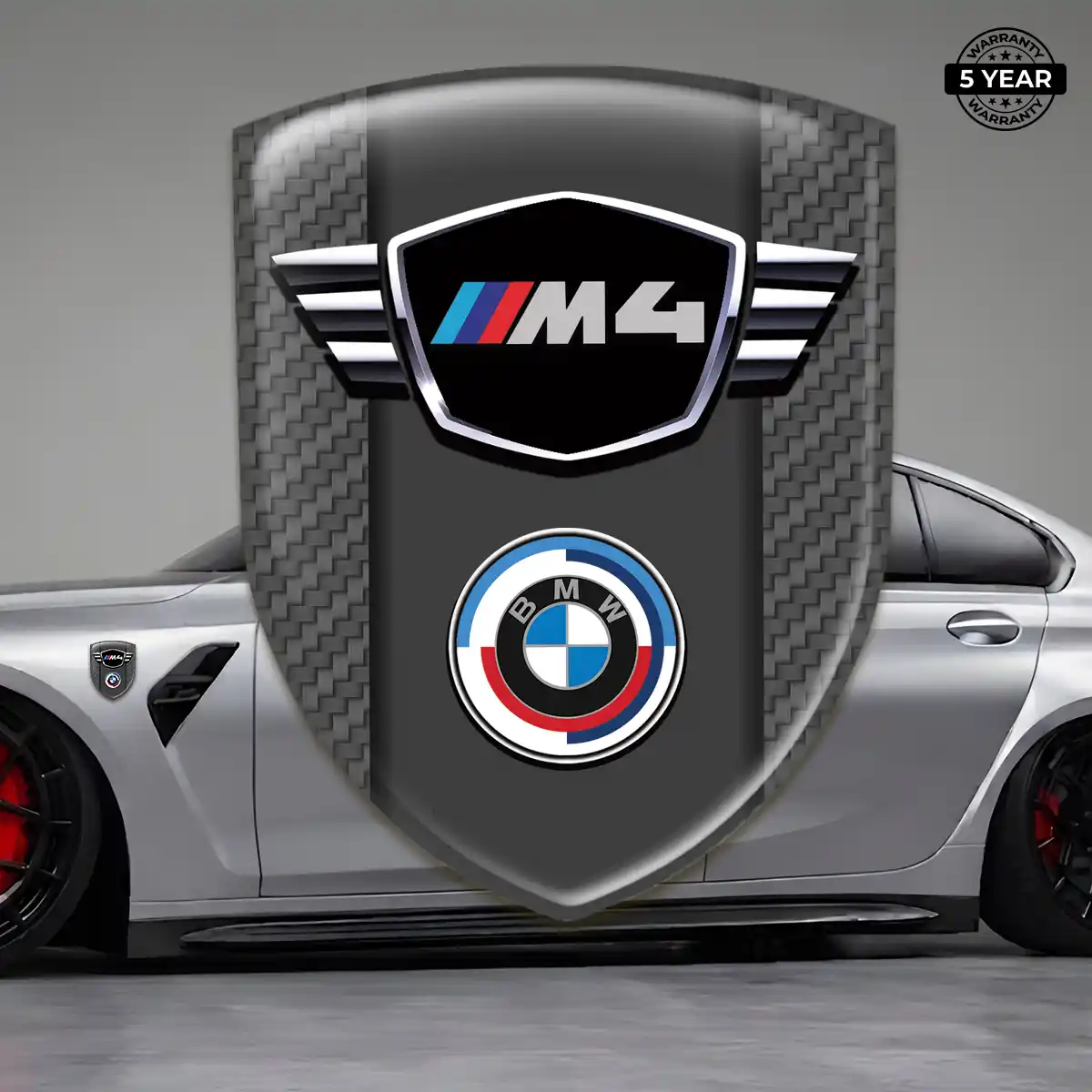 BMW Epoxy Domed Sticker Superior Craft