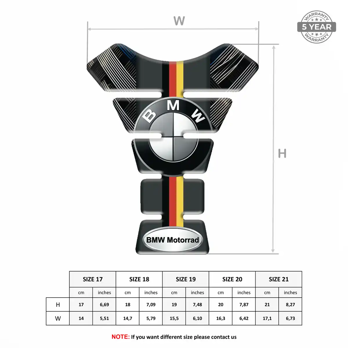 BMW Fuel Tank Pad Refined Design
