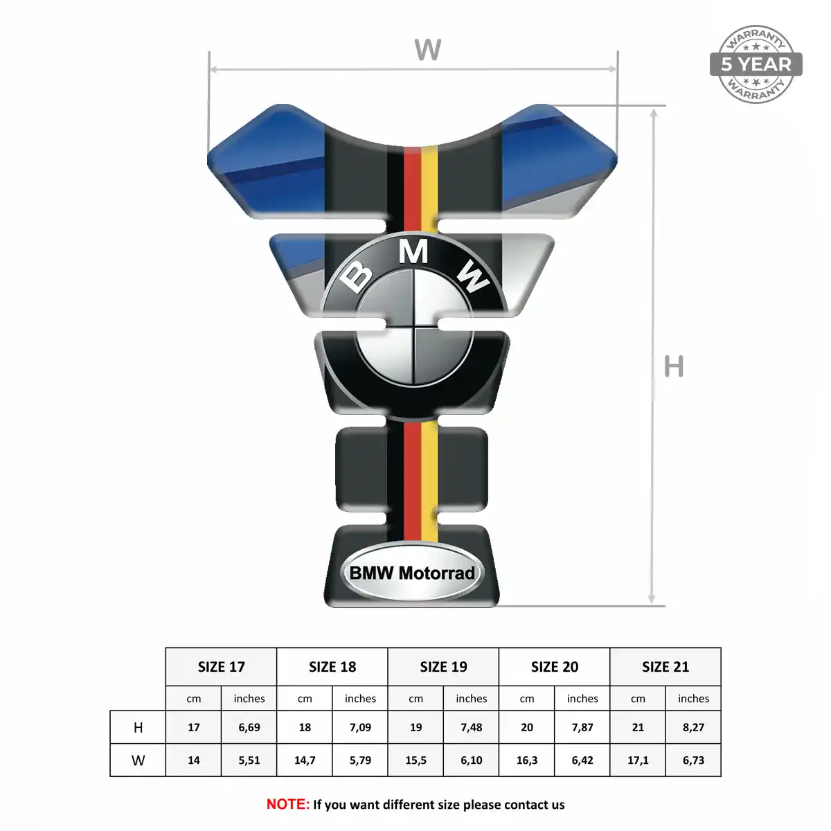 BMW Gas Tank Pad Deluxe Edition