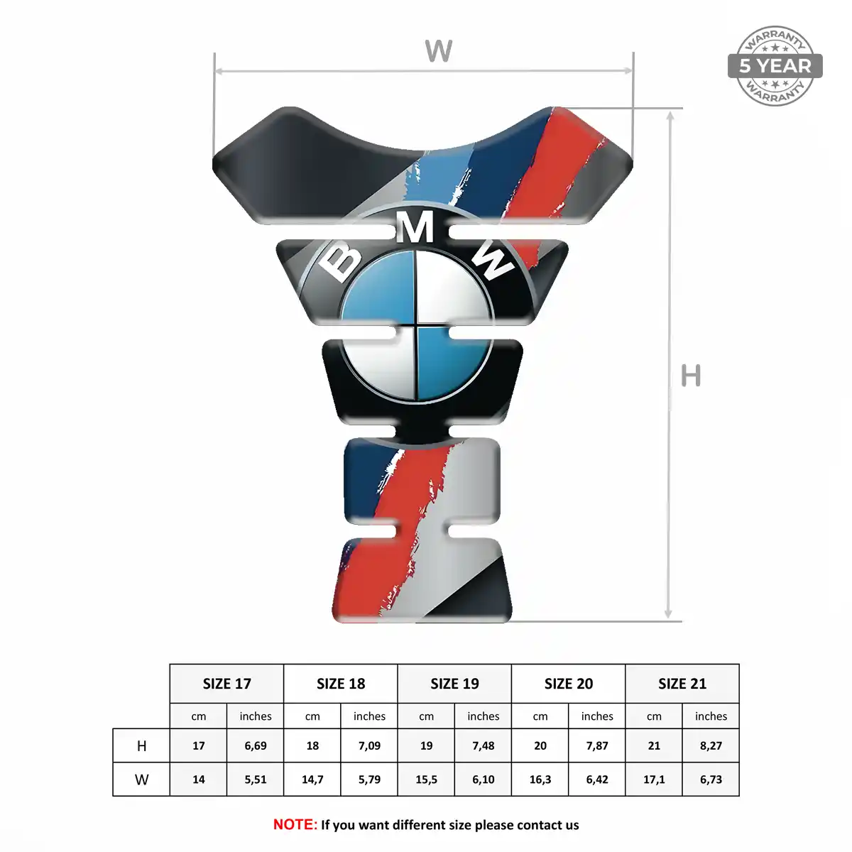 BMW Gas Tank Pad Noble Edition