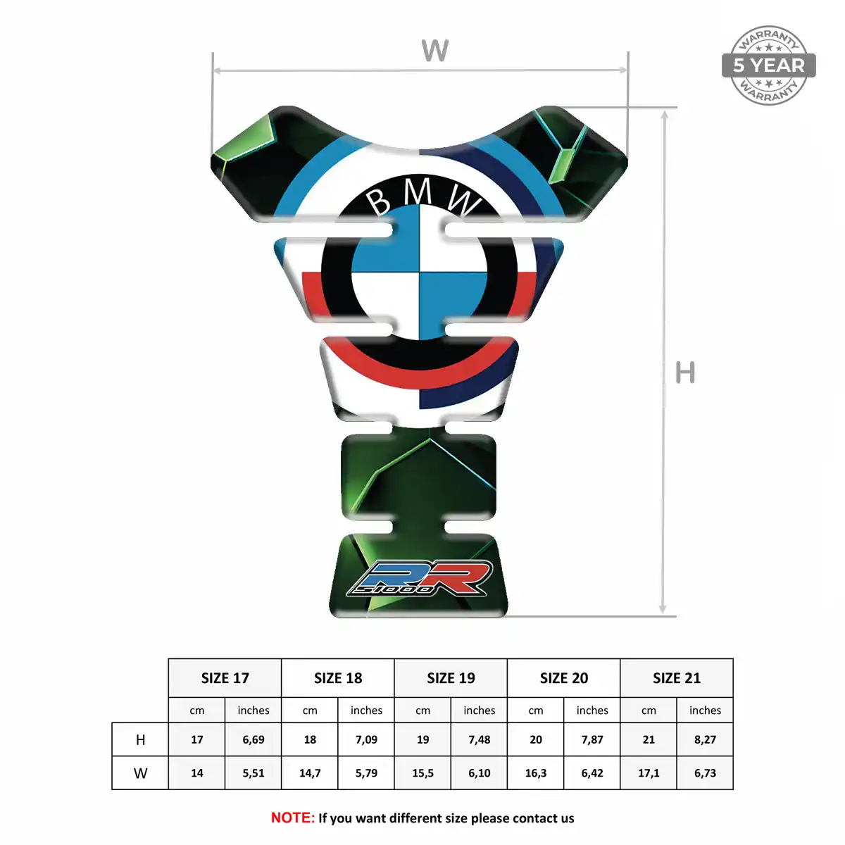 BMW Gas Tank Pad Signature Grade
