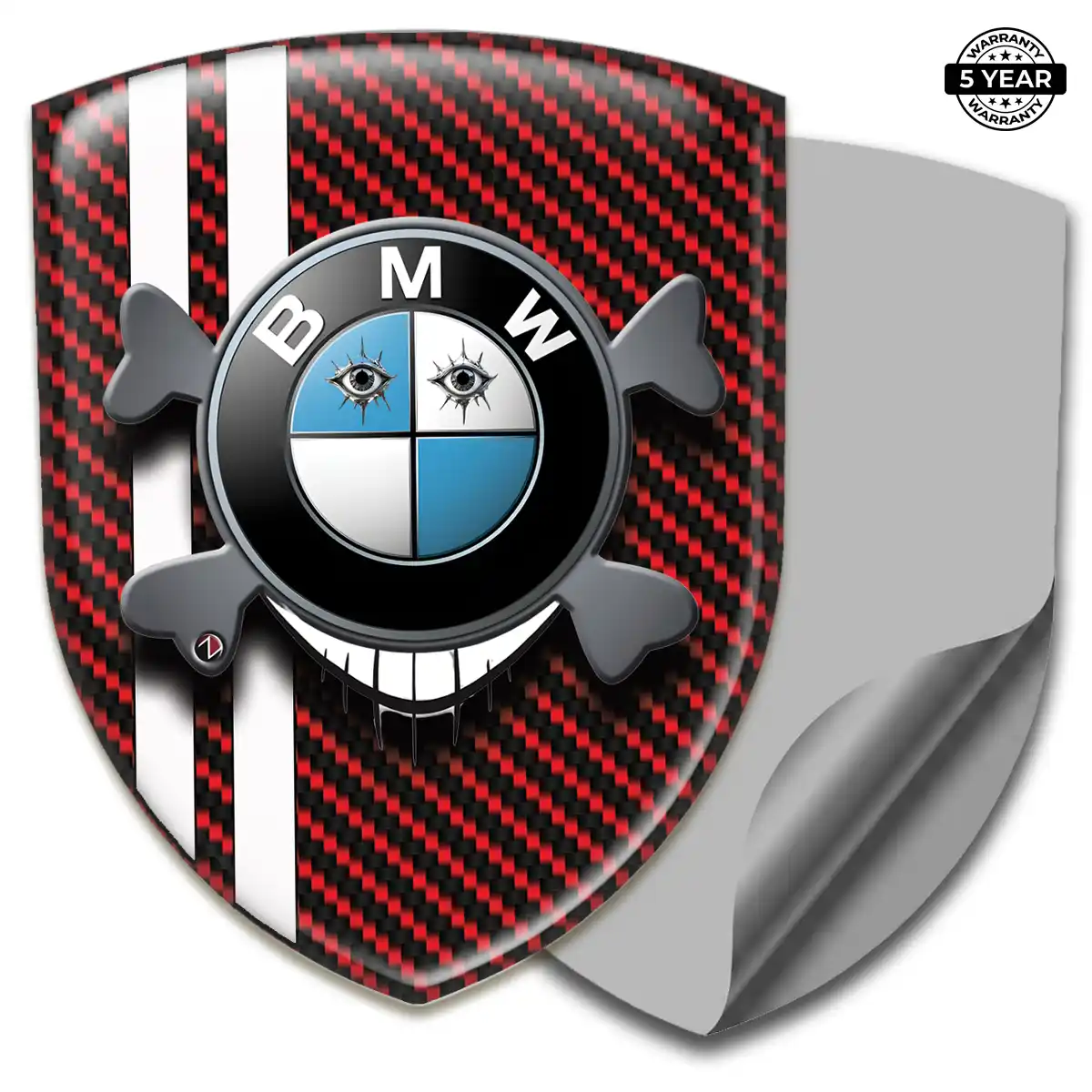 BMW Gel Badge Sticker Refined Design