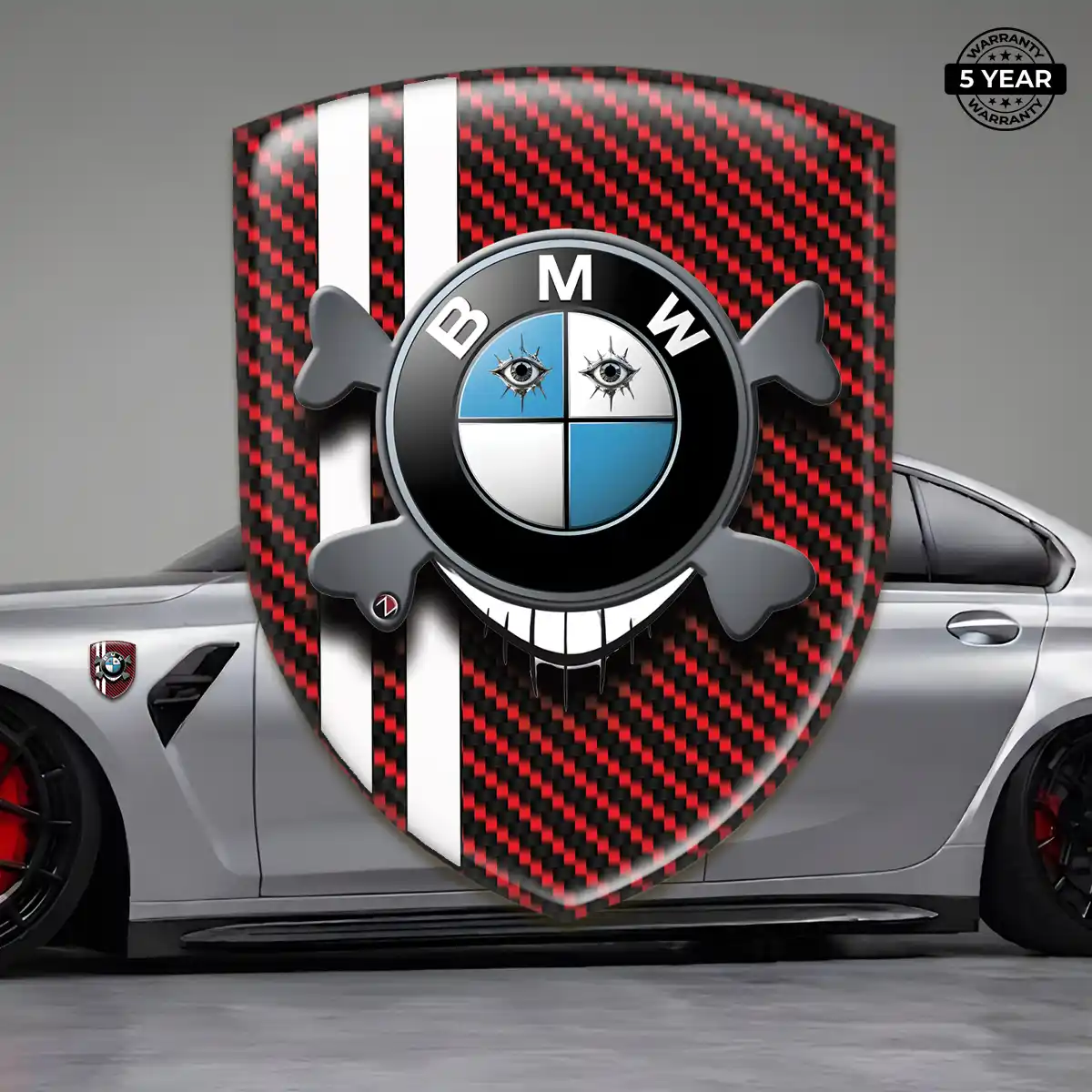 BMW Gel Badge Sticker Refined Design
