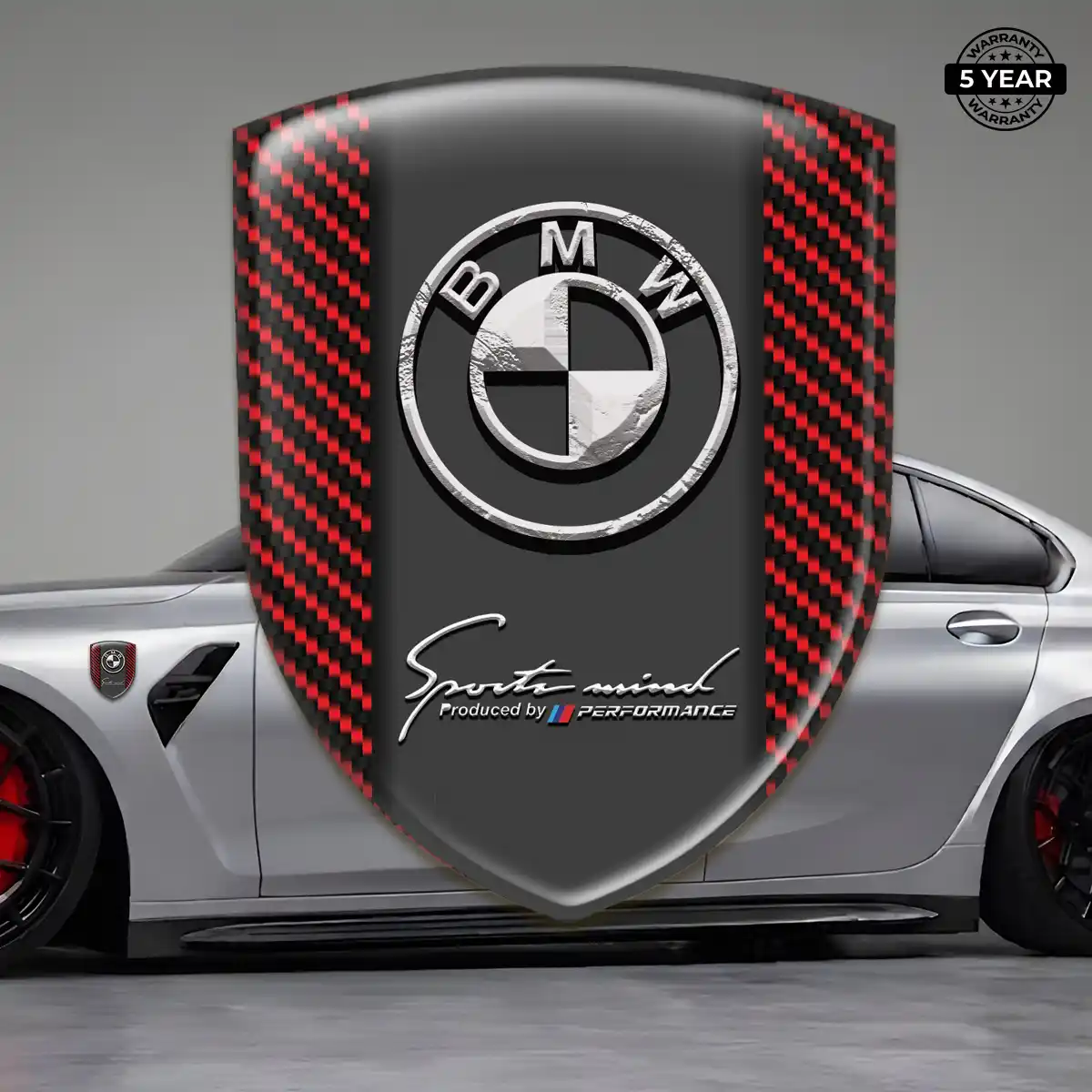 BMW Gel Emblem Sticker Prestige Line
