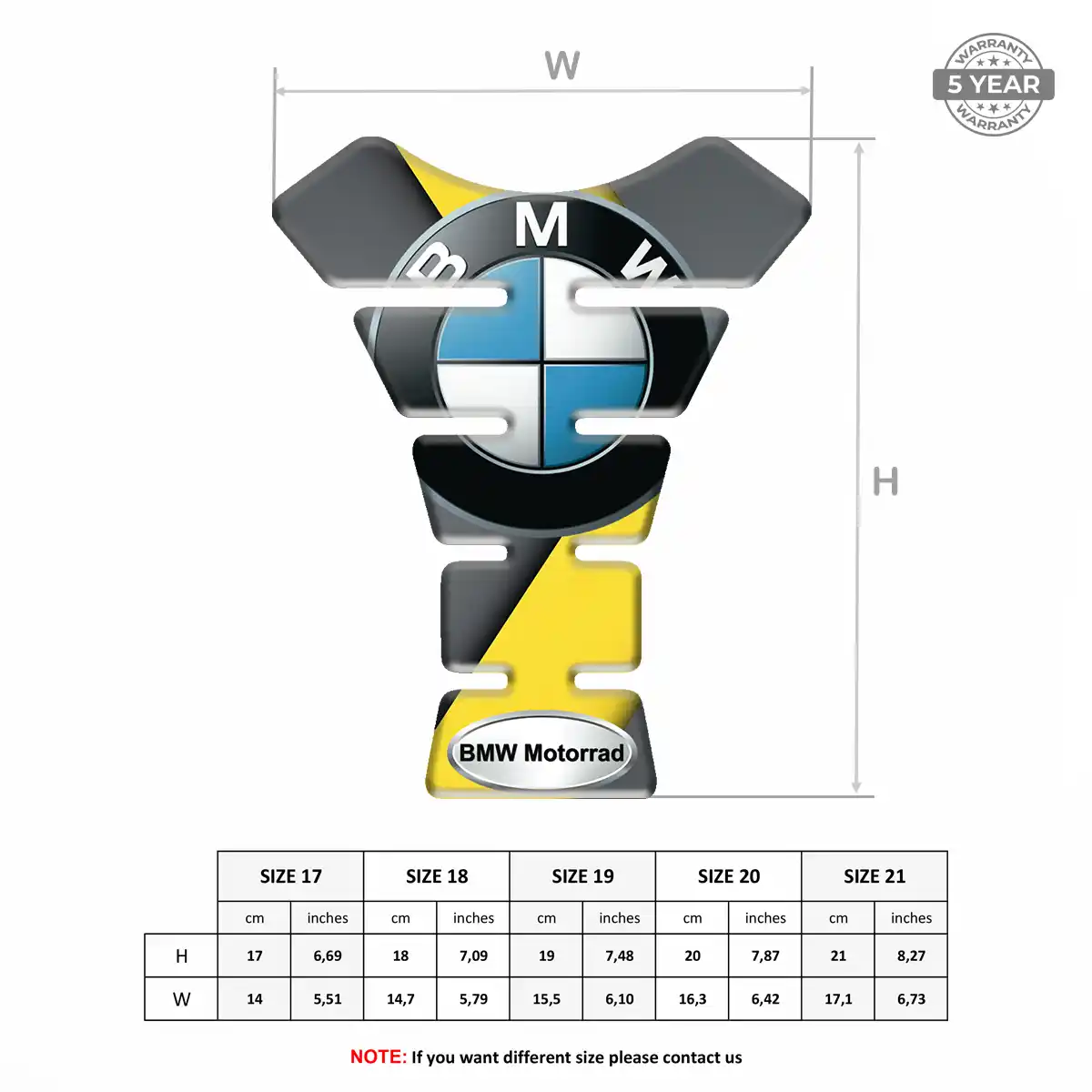 BMW Gel Tank Pad Deluxe Edition
