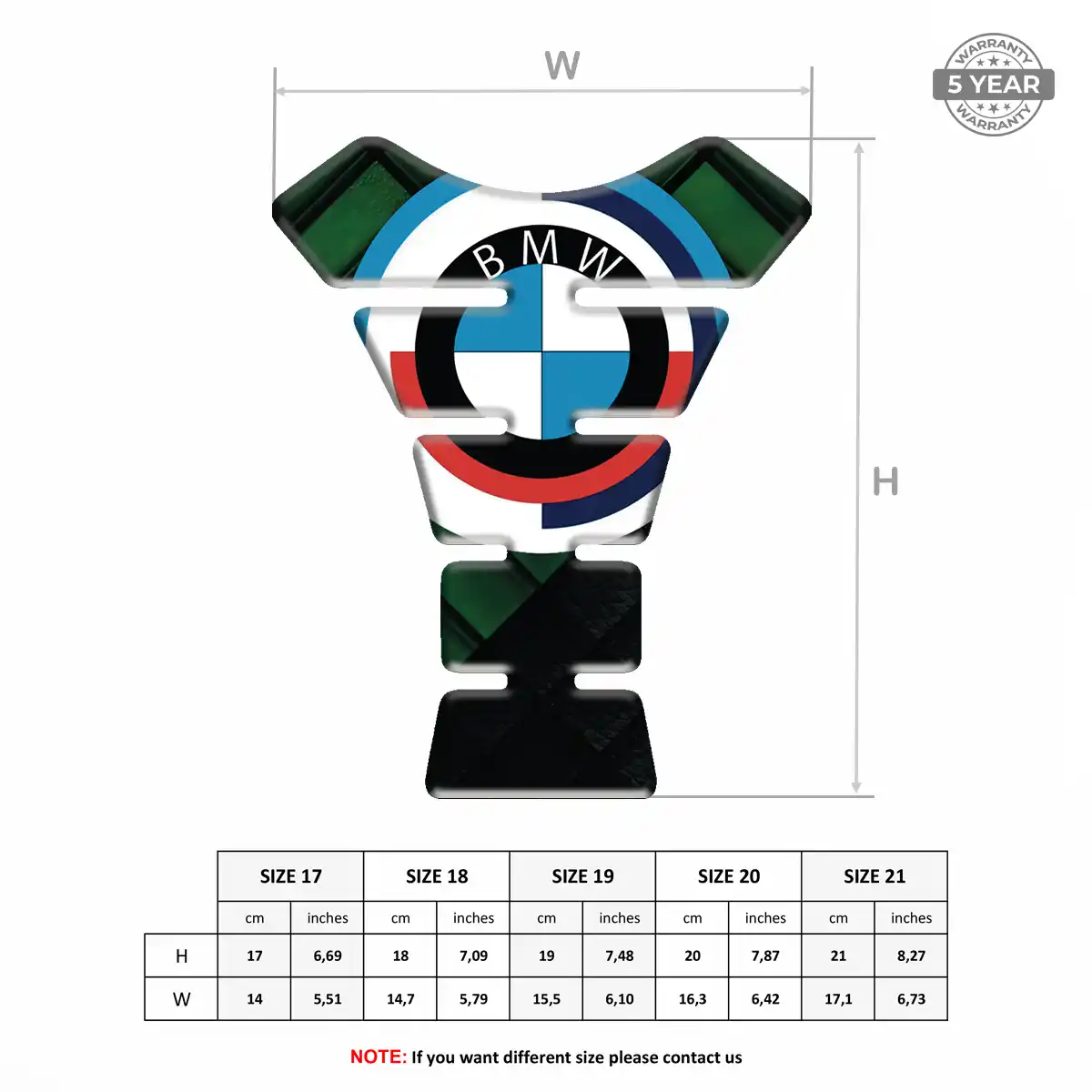 BMW Gel Tank Pad Exclusive Series