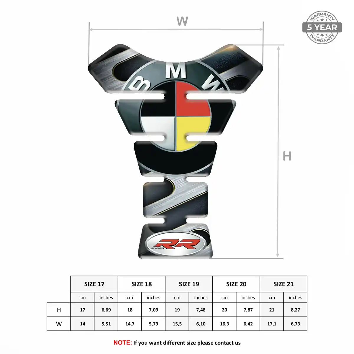 BMW Gel Tank Pad Noble Edition