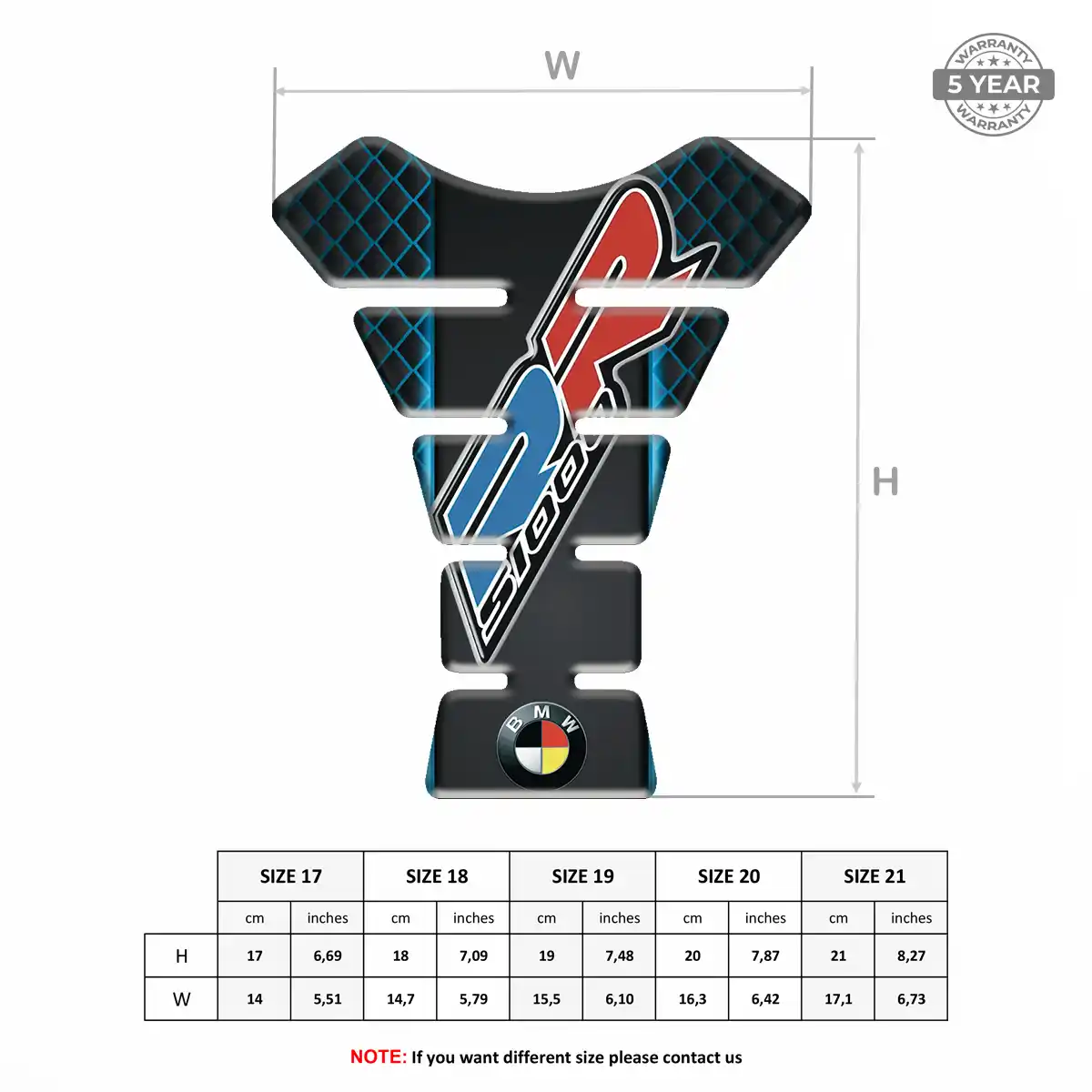 BMW Gel Tank Pad Refined Design