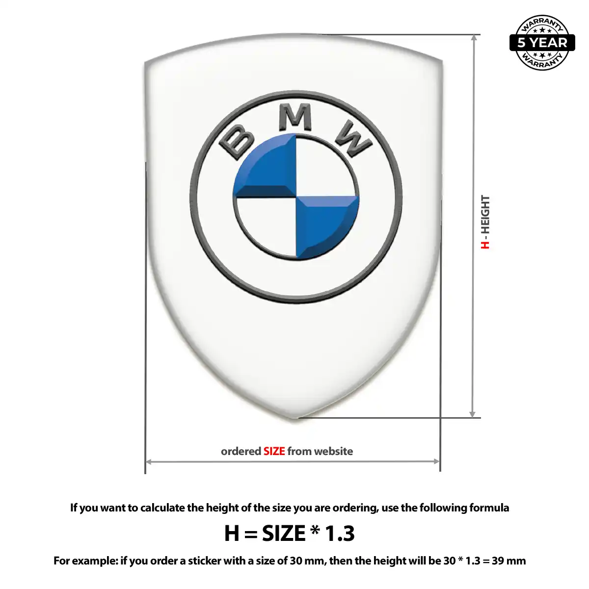 BMW Logo Badge Exclusive Series