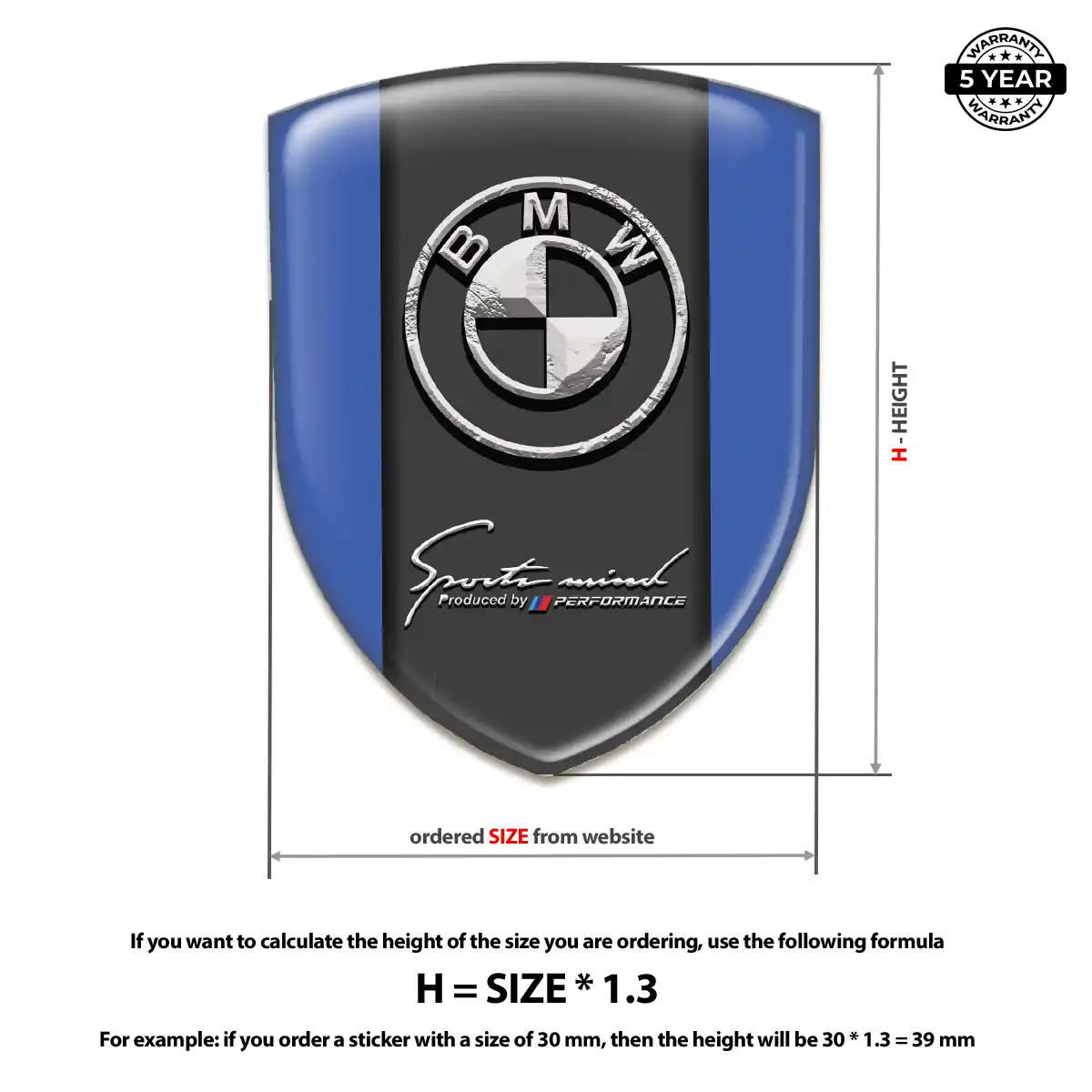 BMW Logo Badge Prestige Line