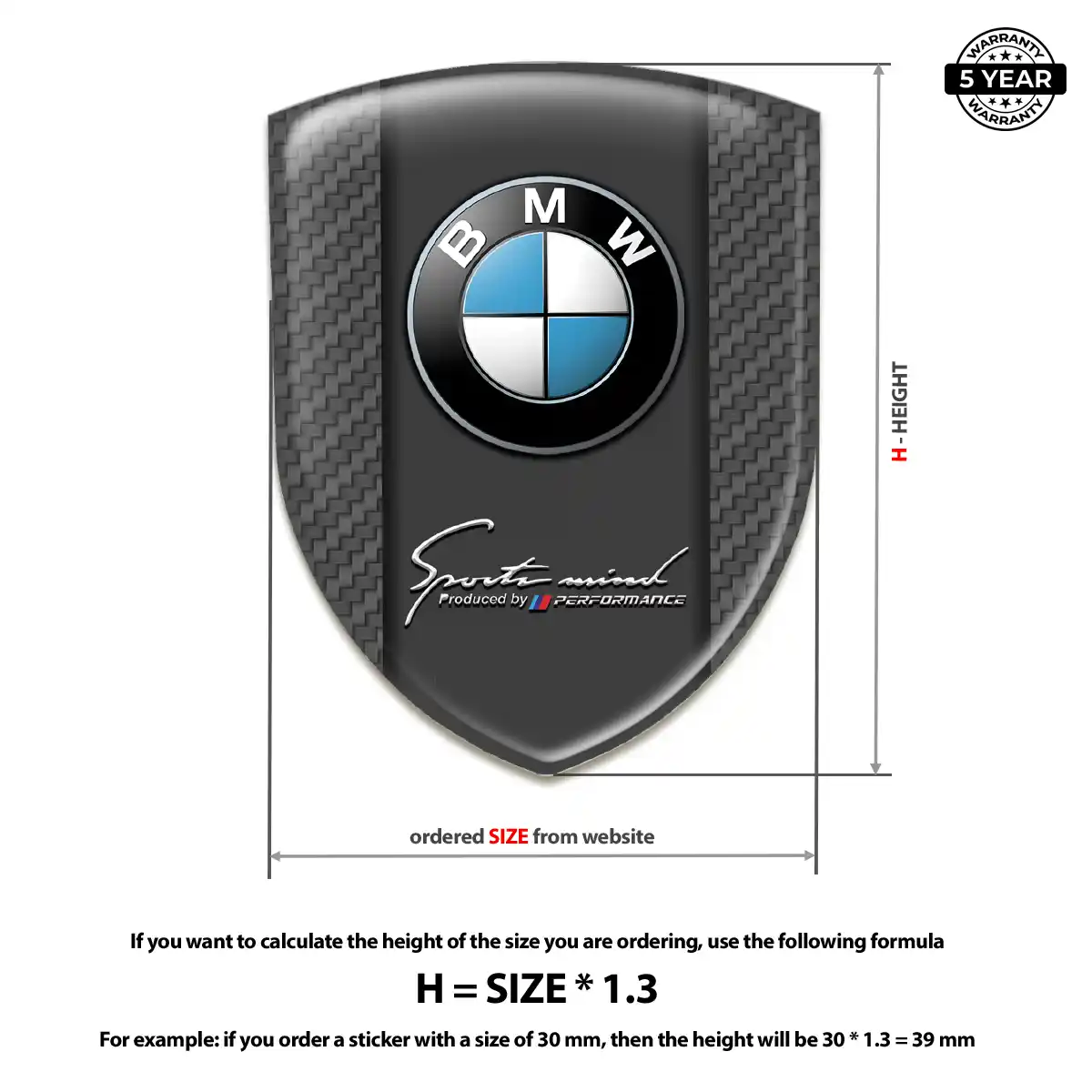 BMW Logo Badge Superior Craft