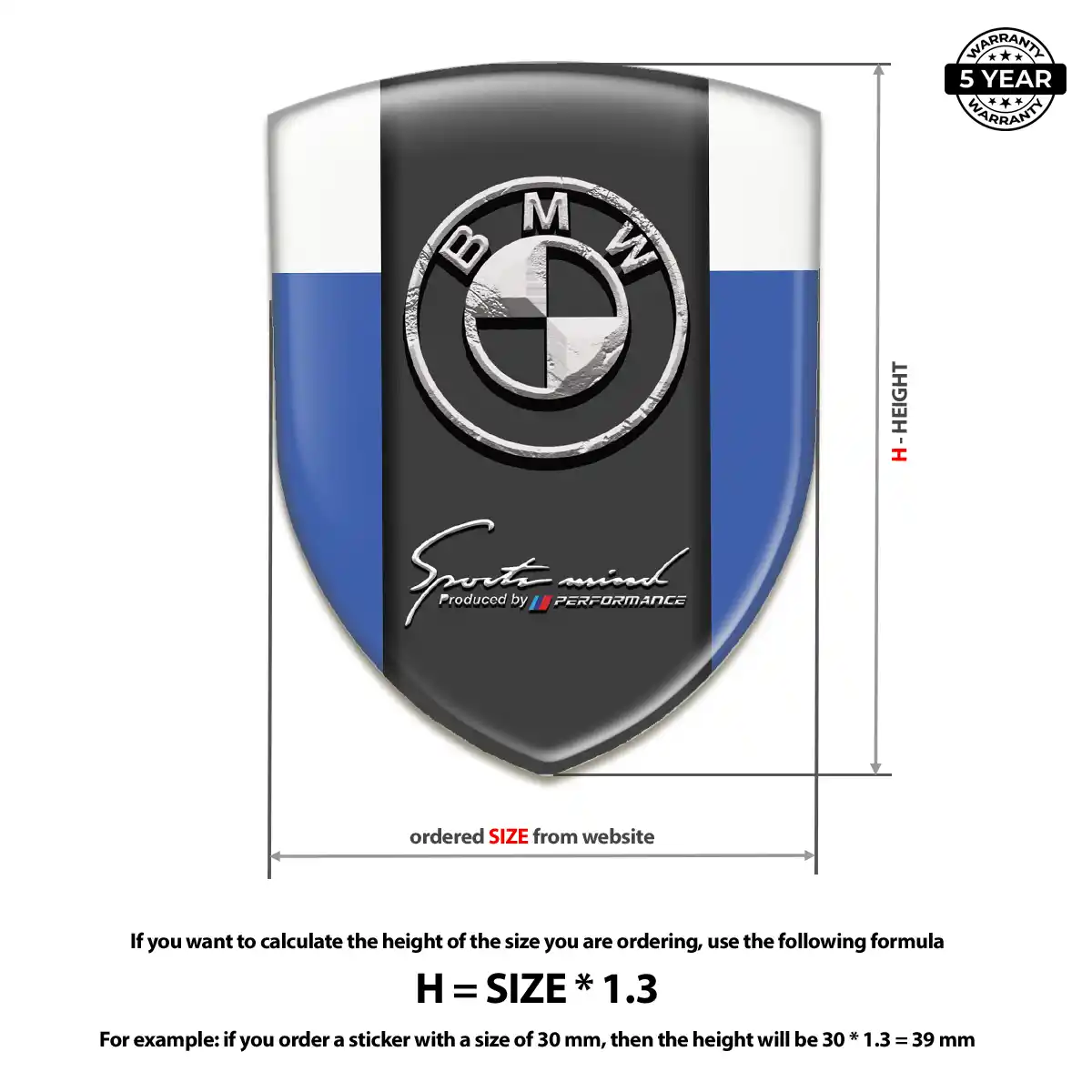 BMW Logo Emblem Elite Finish