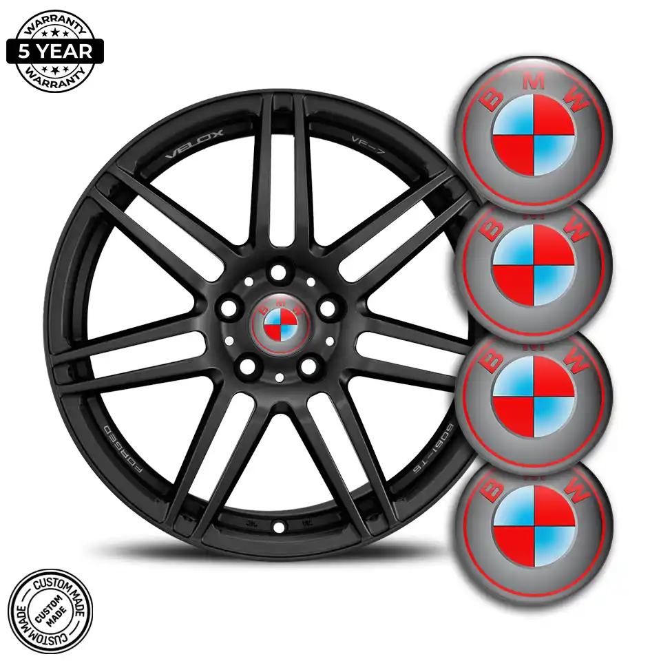 BMW Logo Silicone Emblem Self-Adhesive Premium Quality
