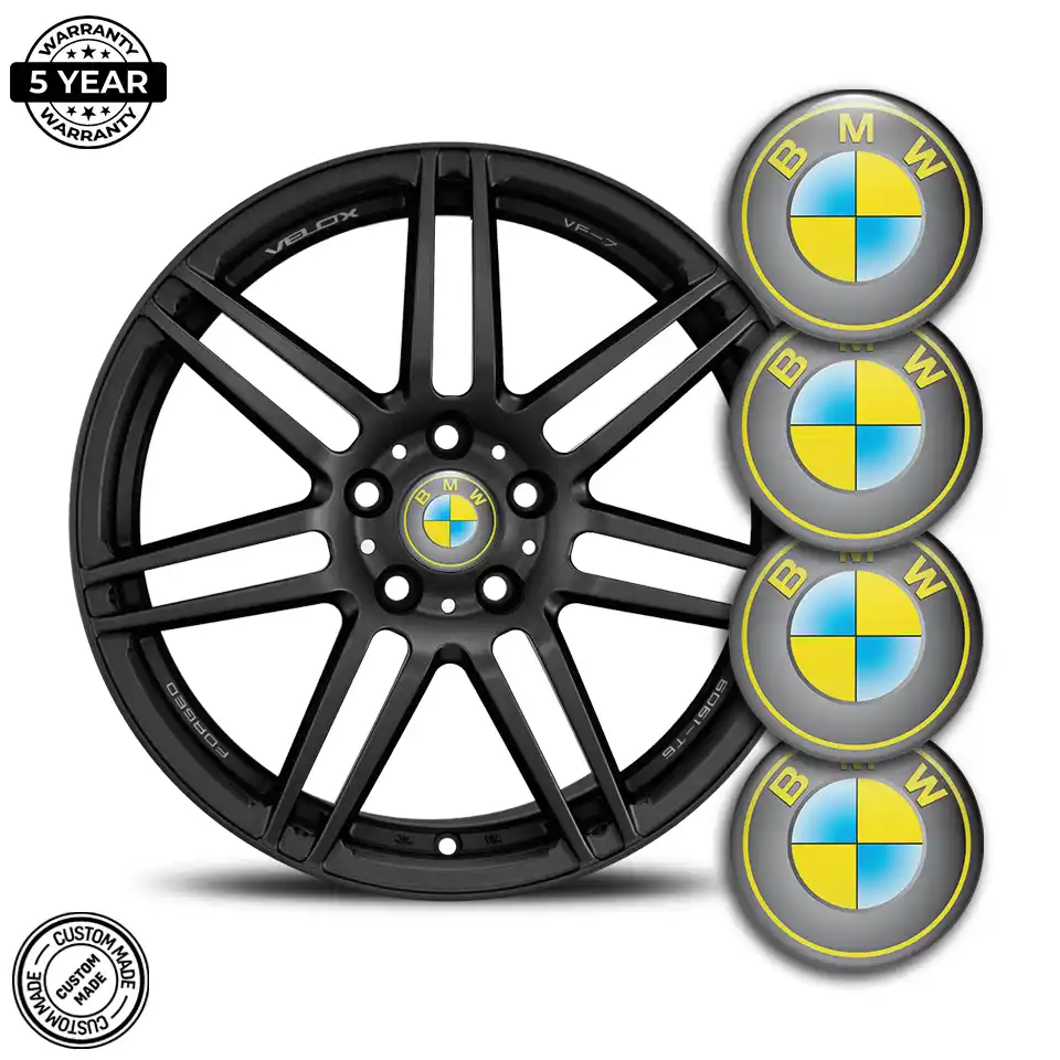 BMW Logo Silicone Sticker Premium Edition