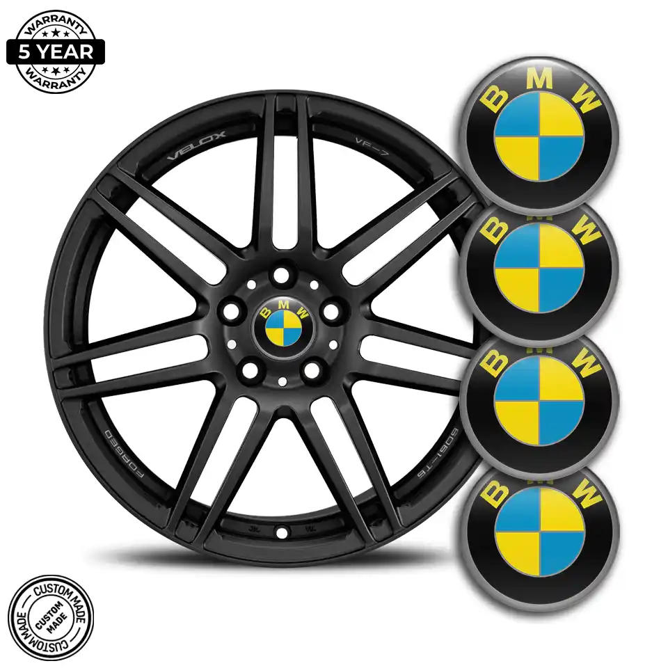 BMW Logo Silicone Sticker Premium Quality