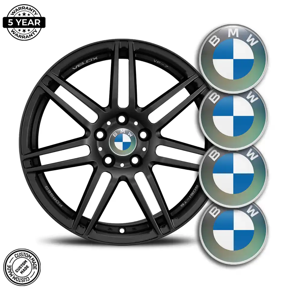 BMW Logo Silicone Sticker Self-Adhesive High Quality