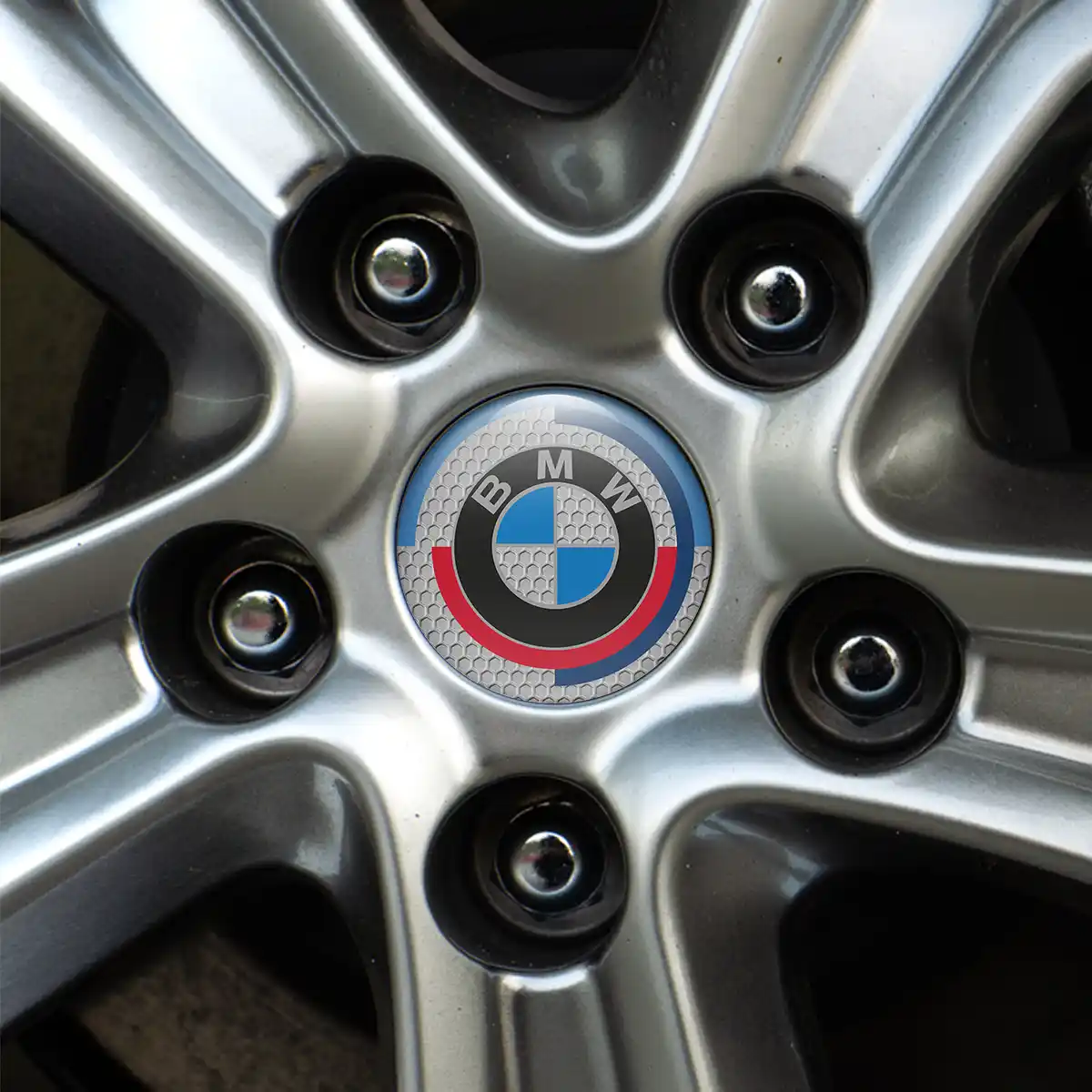 BMW Logo Silicone Sticker Stylish Design