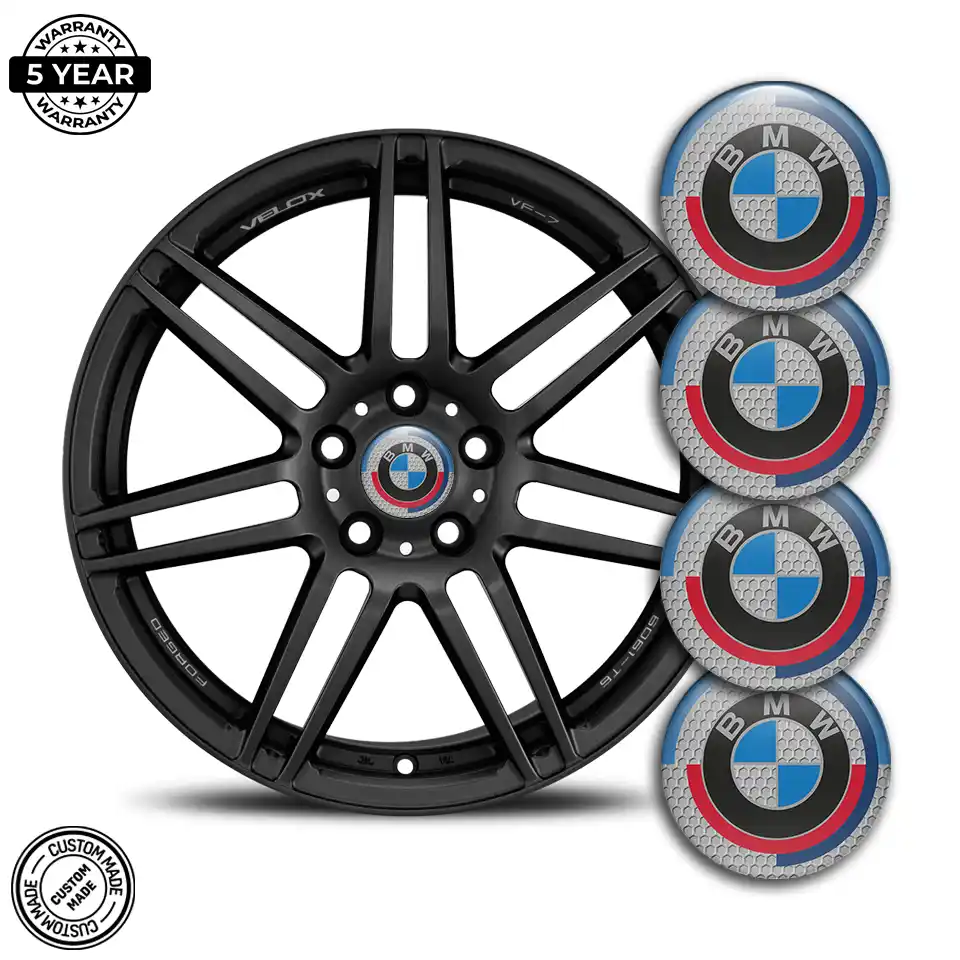 BMW Logo Silicone Sticker Stylish Design