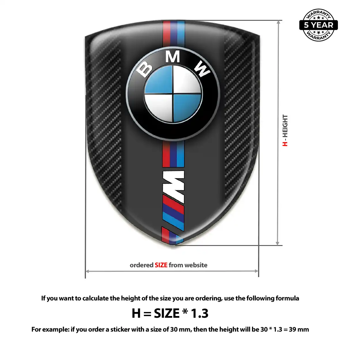 BMW Logo Sticker Deluxe Edition