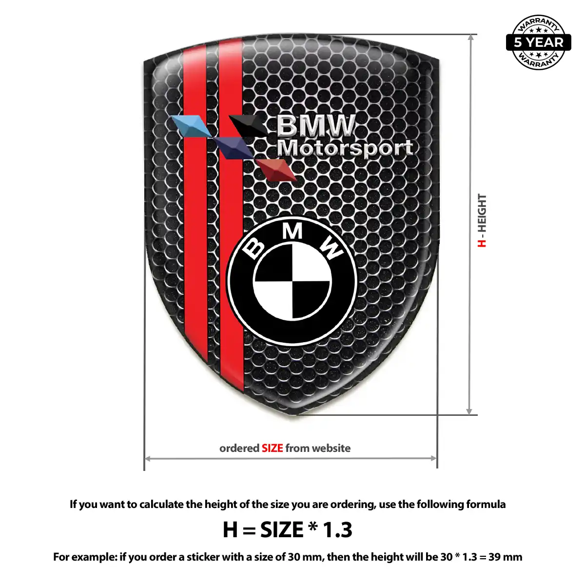 BMW Logo Sticker Elite Finish
