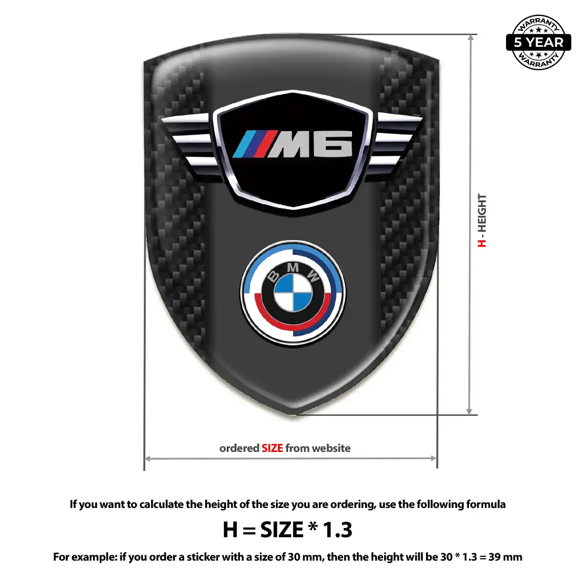 BMW Logo Sticker Exclusive Series