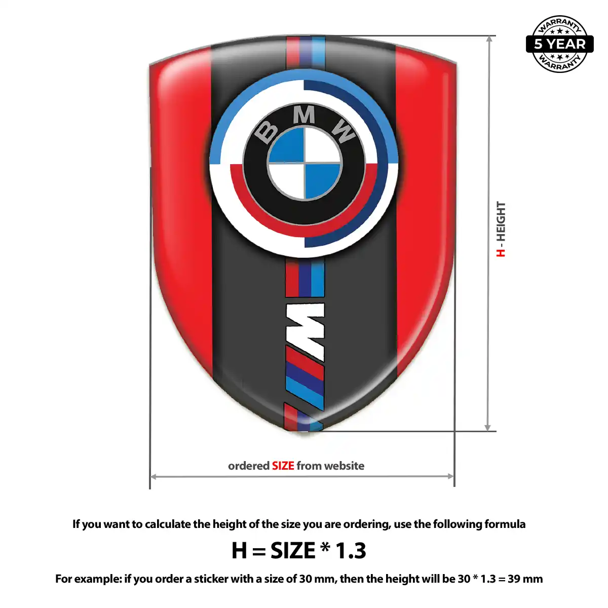 BMW Logo Sticker Prestige Line