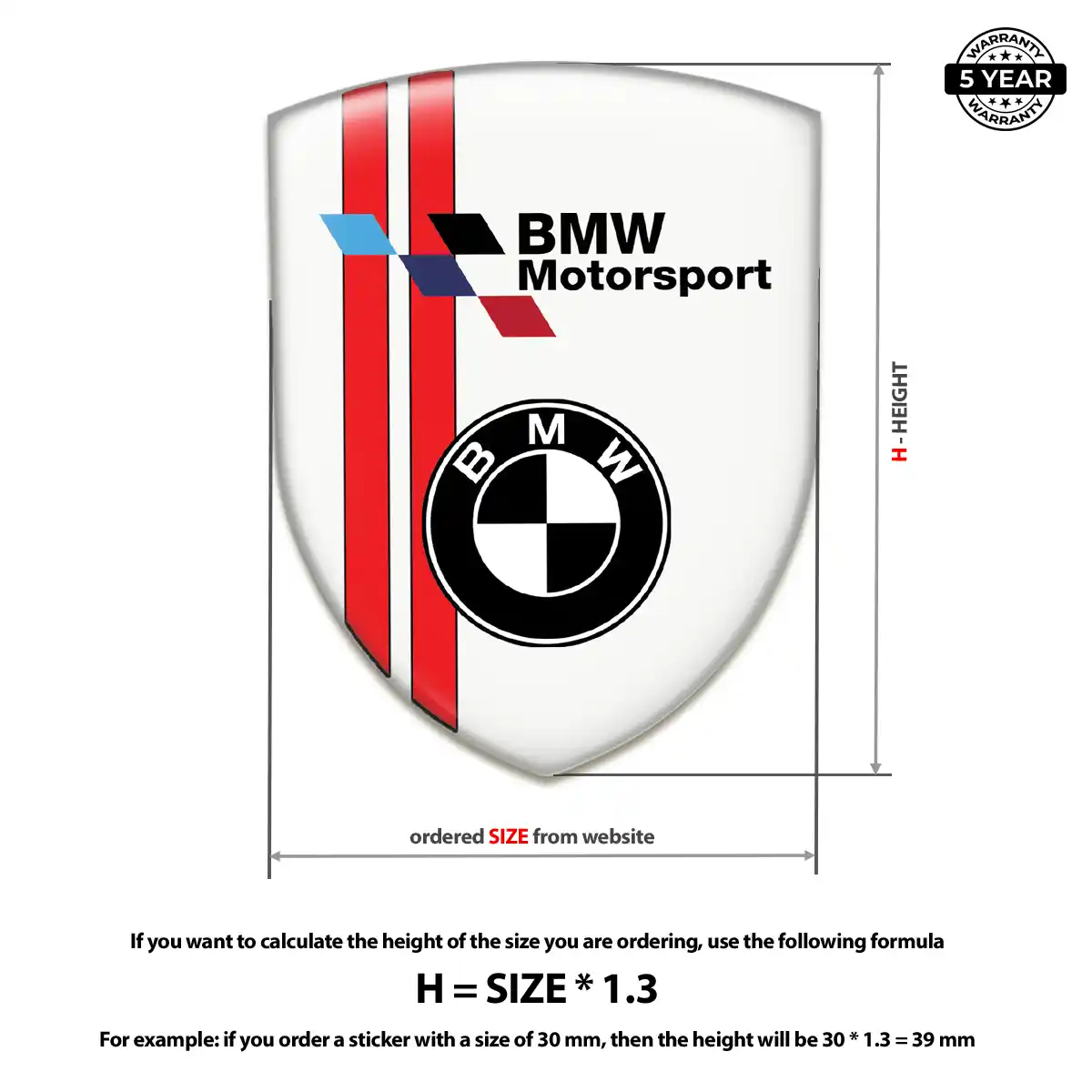 BMW Logo Sticker Refined Design