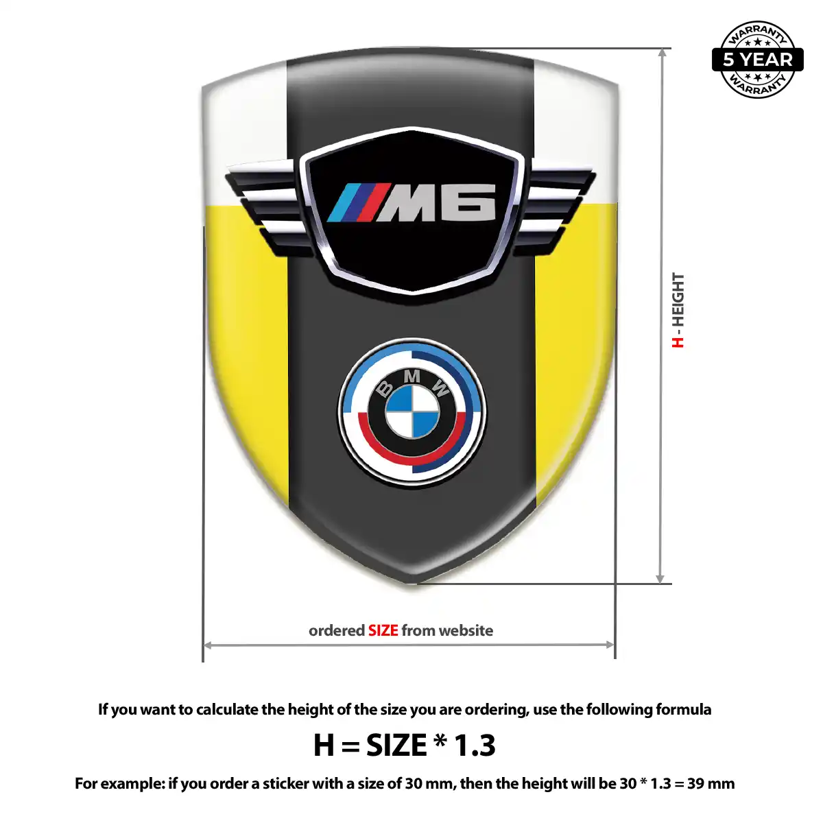 BMW Logo Sticker Signature Grade