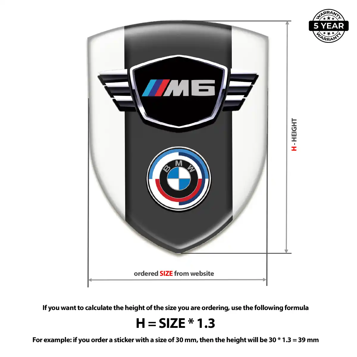 BMW Logo Sticker Sleek Style